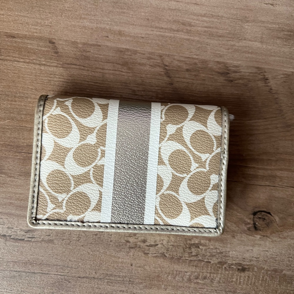 Coach mini wallet